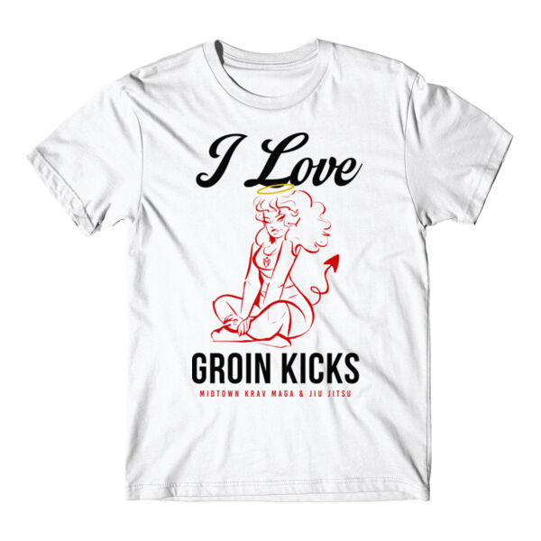 I LOVE GROIN KICKS - T-SHIRT - $TDM17E$ Thumbnail